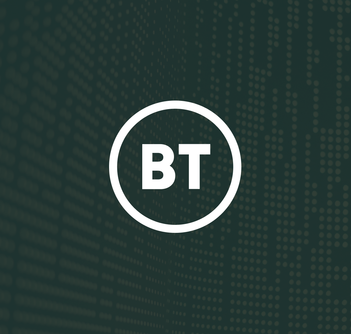 BT logo atop a blurred photo