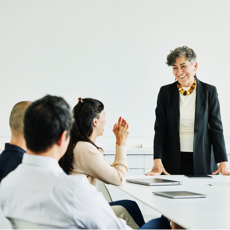 Instuctor leading an in-person training